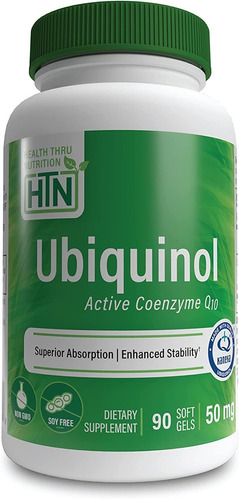 Ubiquinol 50mg 90 Cápsulas Blandas Eaf Coq10 (fórmula De .