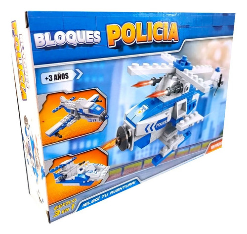 Bloques Para Armar Policia 3 En 1  109 Piezas Jeg 54405