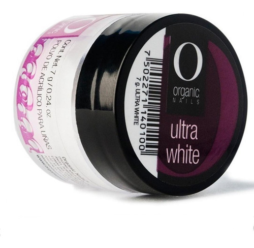 Acrílico Ultra White 28gr Organic Nails