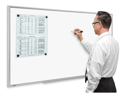 Pizarrón Blanco De Porcelana Magnética - 152x91cm - Uline