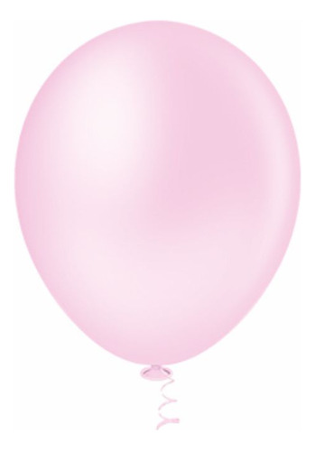 Balão Bexiga Redonda 16 Candy Pic Pic 12 Unidades Cor Rosa