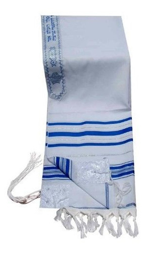 Talitnia Chal De Oracion Acrilico Tallit Lana De Imitacion