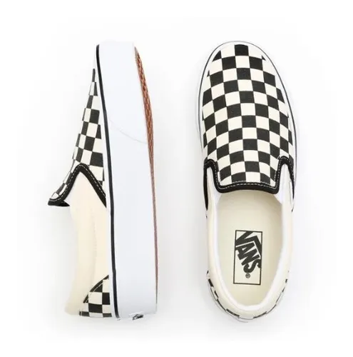 Panchas Vans Classic Slip on Platform Chckerboard