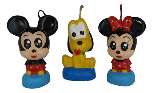 Vela Pastel .:: Mickey Mouse Mickey Minnie Pluto V1 ::. C/3