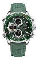 Comprar Reloj militar verde analógico digital para hombre Naviforce