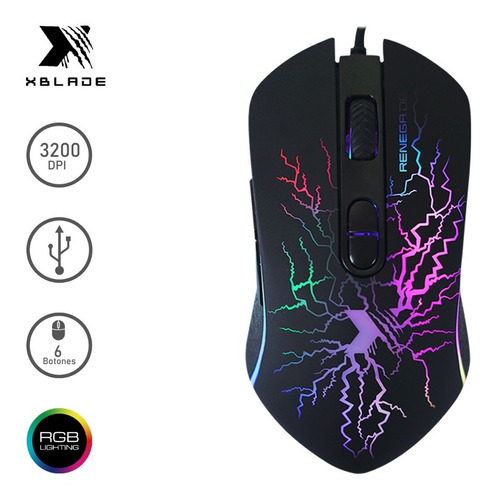 Mouse Gaming Xblade Rgb Iluminado Renegade Gxb-mg574