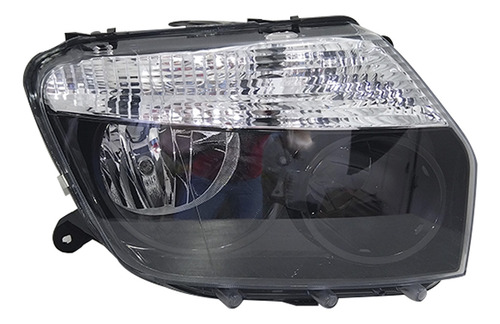 Farola Para Renault Duster 2013 A 2016 Negra Derecha