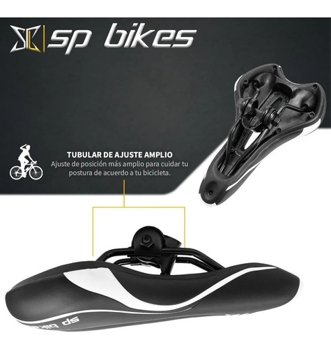 Imagen 6 de 8 de Asiento Para Bicicleta Vzr Prostatico Diseño Innovador