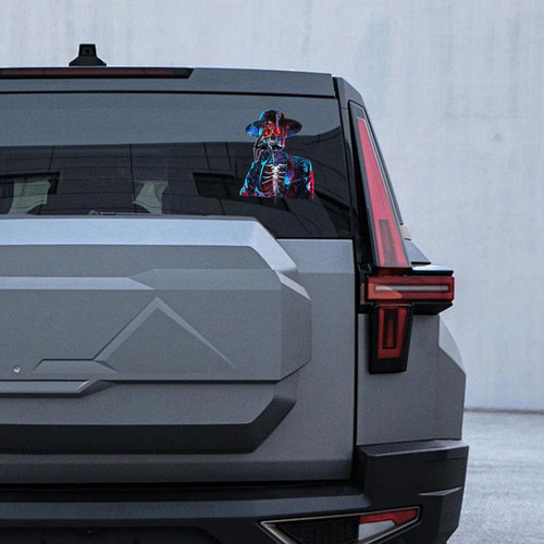 Calcomanía De Calavera Para Coche Pegatinas De Calavera Para
