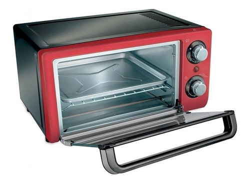Imagen 2 de 3 de Horno de mesa eléctrico Oster Compact TSSTTV10L 10L rojo 127V