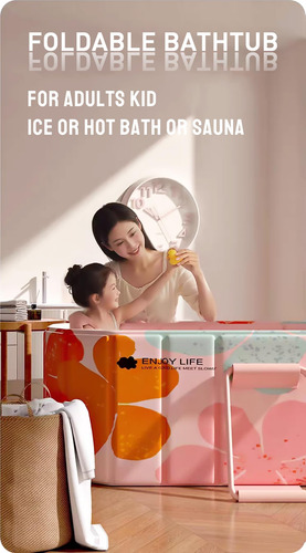 Bañera De Hielo Portatil De 120 Cm Para Adultos - Naranja