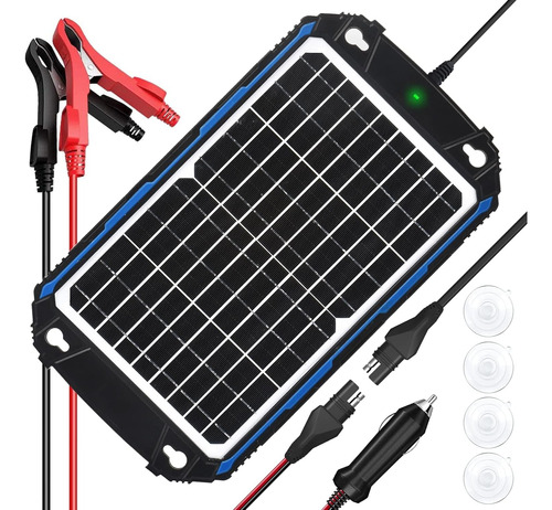 Cargador De Batería Solar Impermeable De 12 W 12 V 