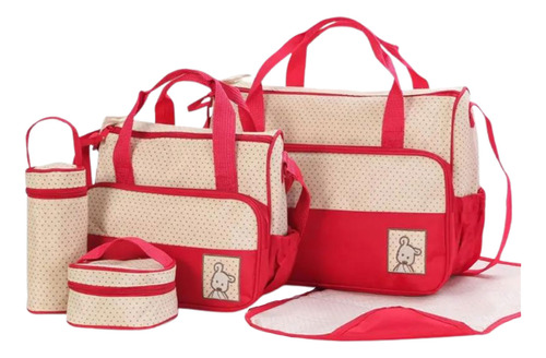 Bolso Maternal 5 Piezas Mudador Colores Envio Gratis Metinca