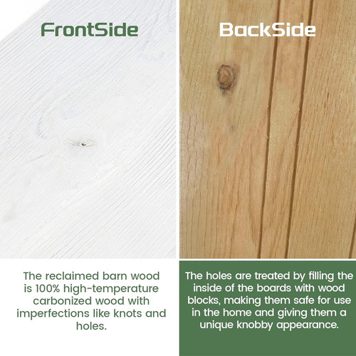 Paneles De Madera Pared Reciclada, Tablones De Pared, T...