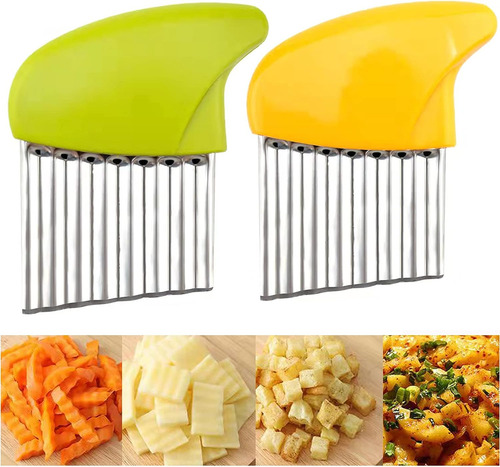 Cortador De Arrugado Ondulado Chopper Cuchillo Slicer Help