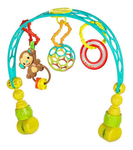 Móblile Arco Carrinho Bebê Conforto Flexível 3 Brinquedos