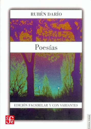 Poesias - Edición Facsimilar, Rubén Darío, Fce