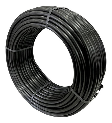 Manguera Poliducto Negro De 1/2 Rollo C40 Para Riego 100m