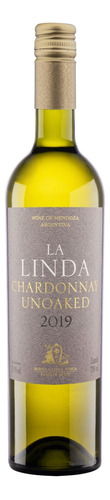 Vinho Argentino Branco Seco La Linda Chardonnay Mendoza Garrafa 750ml