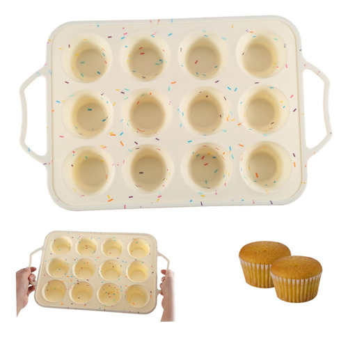 Moldes Silicona Para Magdalenas Molde Para Muffins 12 Tazas