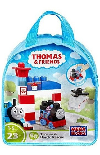 Mega Bloks Thomas Friends Thomas Harold Rescue Center Playse