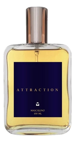 Perfume Com Ferômonios Attraction 100ml - Masculino