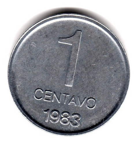 Moneda Argentina 1 Centavo 1983 Sin Circular Peso Argentino