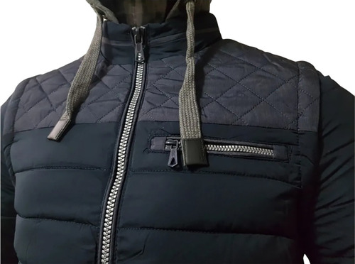 Imagen 2 de 9 de Campera Inflable Chaleco Liviano Pluma Hombre Importada A35
