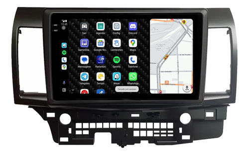 Central Multimidia Lancer 09/15 9p Android 2gb 64gb Carplay