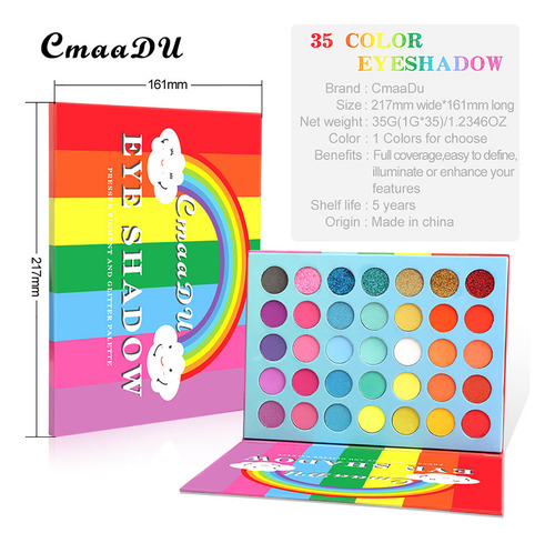Hd Set De Paleta De Maquillaje En Crema Para Sombras De