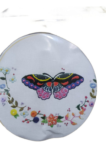 Kit De Bordado Común, Infantil Completo Mariposa Gr
