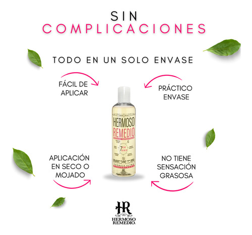 2 Serum Capilar Oleo Termo Protector Con Aceite Argán 7 En 1