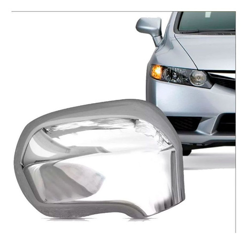 Aplique Cromado Retrovisor Honda Civic 2007 08 09 10 2011 Ld