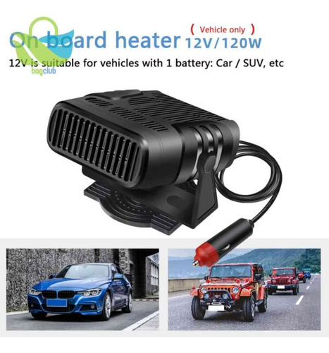 Mini Ar Condicionado E Purificador Automotivo Preto