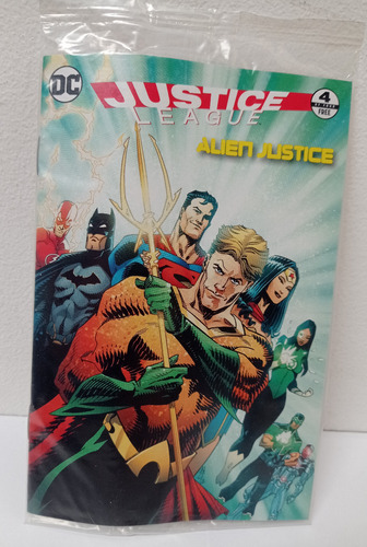 Comic Justice League Alien Justice #4 Mini Comic