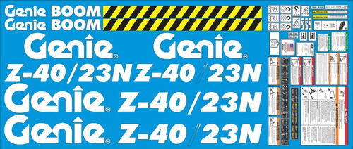 Calcomanias Para Elevador Genie Z40-23n