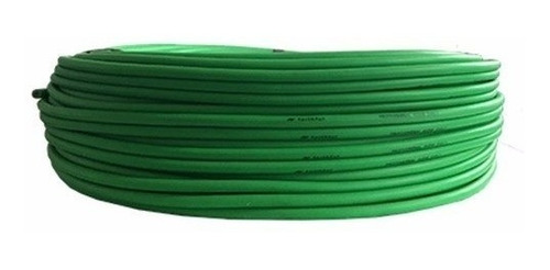 Cable De Micrófono Stereo Balanceado Verde Fluor 6mm X Metro