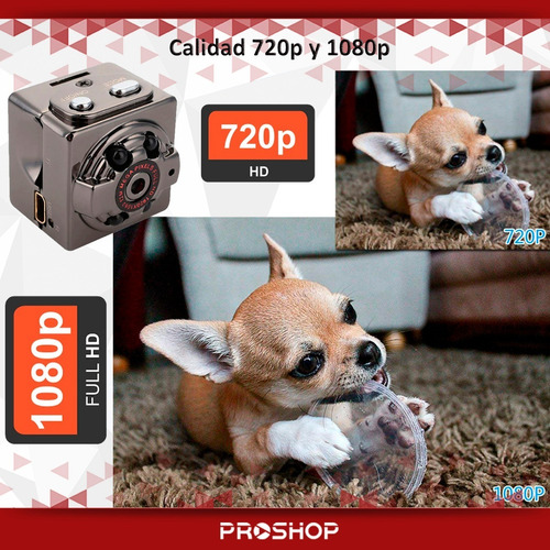Mini Camara Espia Oculta Sq8 Full Hd Fotos 12mp La Mejor