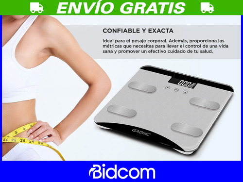 Balanza Para Personas Gadnic Digital Eléctrica Peso Corporal