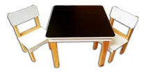 Comprar Pizarra \u002Fpizarrón Mesa Infantil Didáctica + 2 Sillas