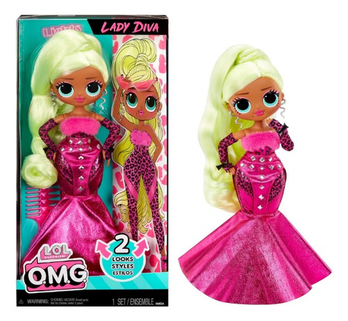 Muñeca Lol Omg Surprise Lady Diva 2 Looks Barby Barbie