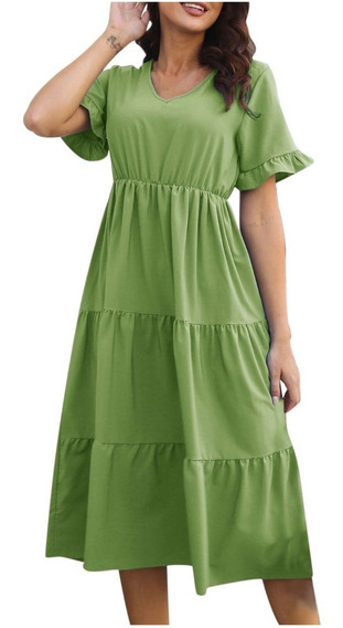 Vestido De Fiesta Color Verde Agua | MercadoLibre 📦