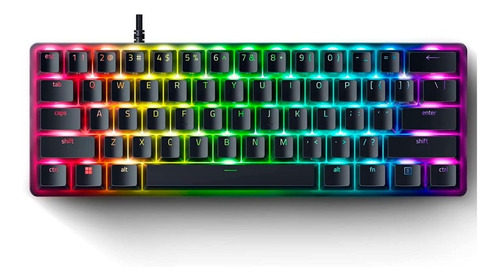 Teclado Gamer Razer Huntsman Mini  Color Negro Con Luz Rgb