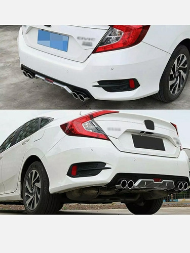 Spoiler Difusor Compatible Con Marca Honda Civic Universal