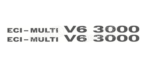 Emblema Adesivo Mitsubishi Pajero 3000 V6004