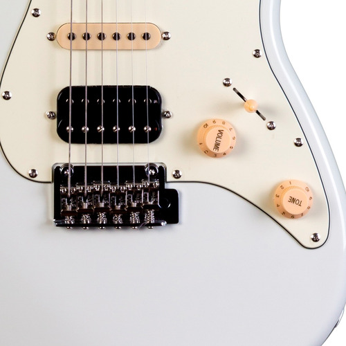 Jet Guitars Js400 C Moderno White Diestro Beige Palo De Rosa