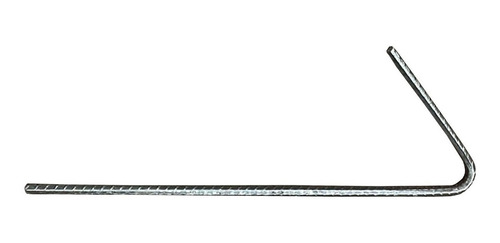Estaca Para Barraca Camping 26 Cm 100 Unid Ferro Cor Cinza