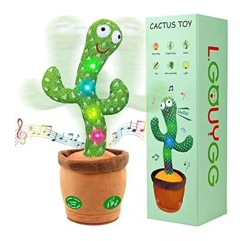 Lgouygg Juguete De Cactus Para Bebé, Cantando, Hablando, Rep