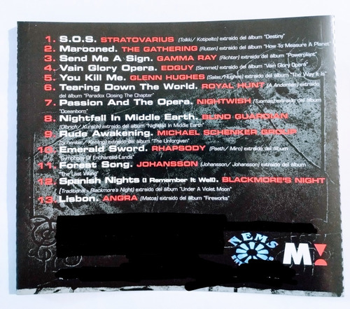 Heavy Metal Cd Nuevo 13 Intérpretes Y Temas Música Metálica