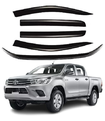 Delfectores Oriyinall Completo Toyota Hilux 2016/22